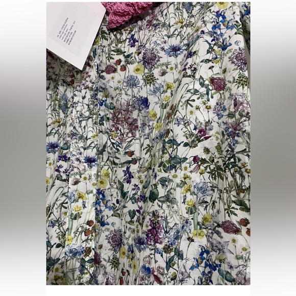 Michaela Buerger Floral Button Down Shirt cottagecore flowers garden lolita - Picture 6 of 7